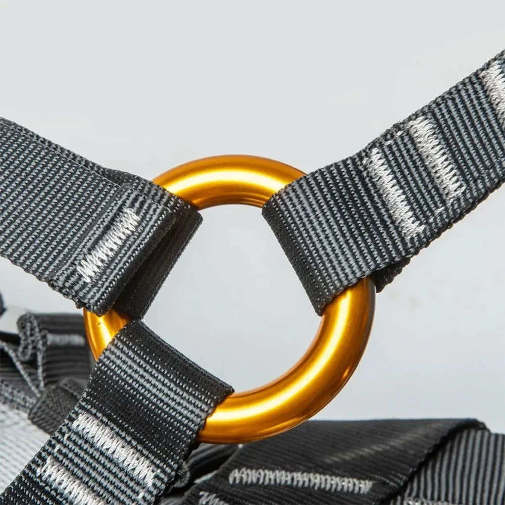 Professional Climbing Harness - Adjustable Safety Harness for Work & Sport Climbing with Fall Protection - Trekker Essentials