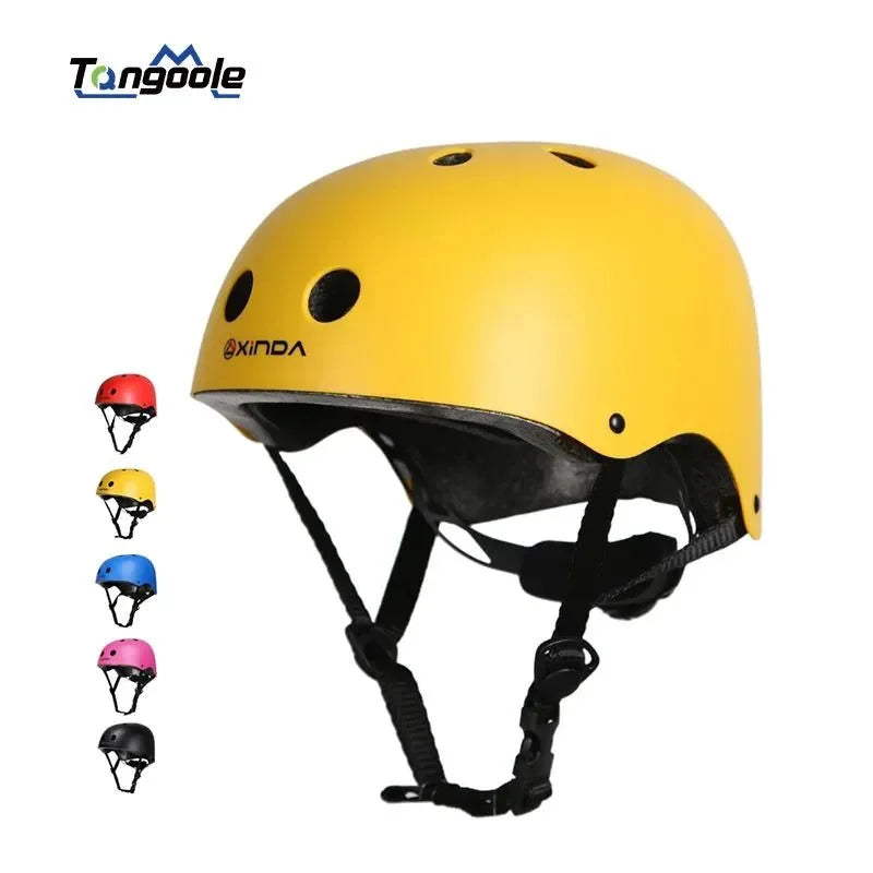 Professional Outward Bound Safety Helmet for Outdoor Camping, Hiking, and Riding - Unisex, Full-Covered Protection - Trekker Essentials