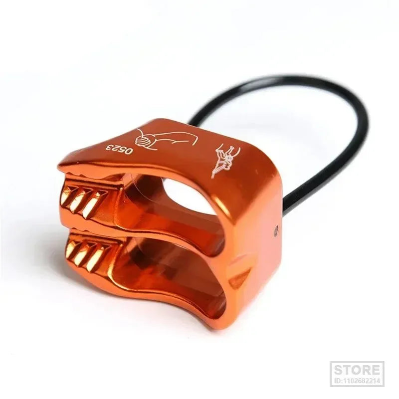 Professional Rappel ATC Belay Device – 25KN Aluminum Descender for Rock Climbing, Camping & Hiking - Trekker Essentials