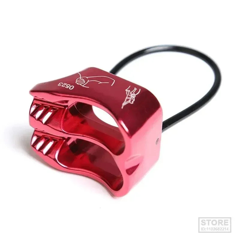 Professional Rappel ATC Belay Device – 25KN Aluminum Descender for Rock Climbing, Camping & Hiking - Trekker Essentials