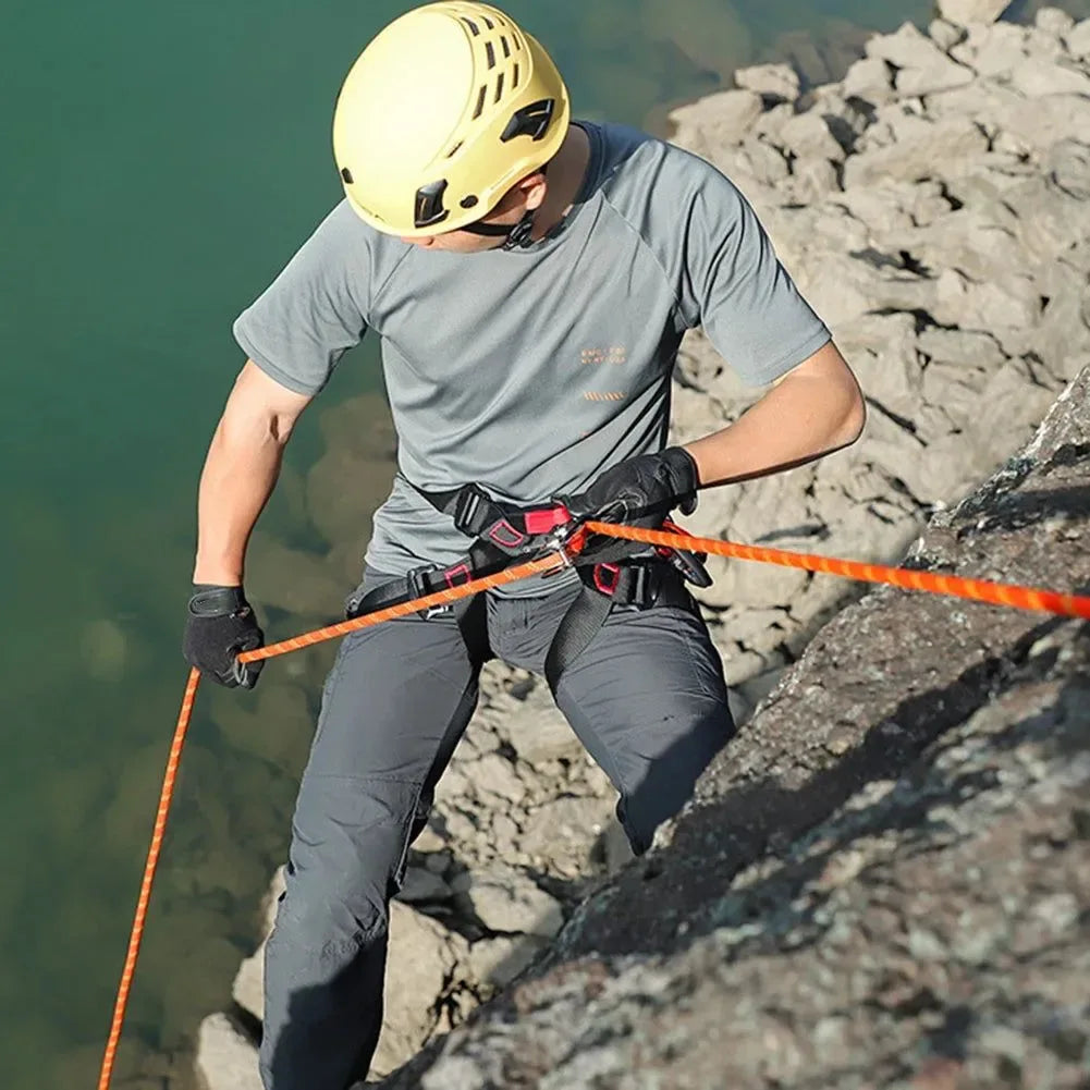 Professional Rock Climbing Harness - Adjustable Half Body Safety Belt for Mountaineering & Aerial Work - Trekker Essentials