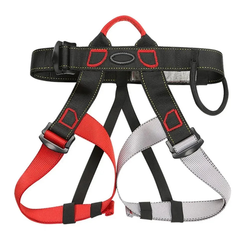 Professional Rock Climbing Harness - Adjustable Half Body Safety Belt for Mountaineering & Aerial Work - Trekker Essentials