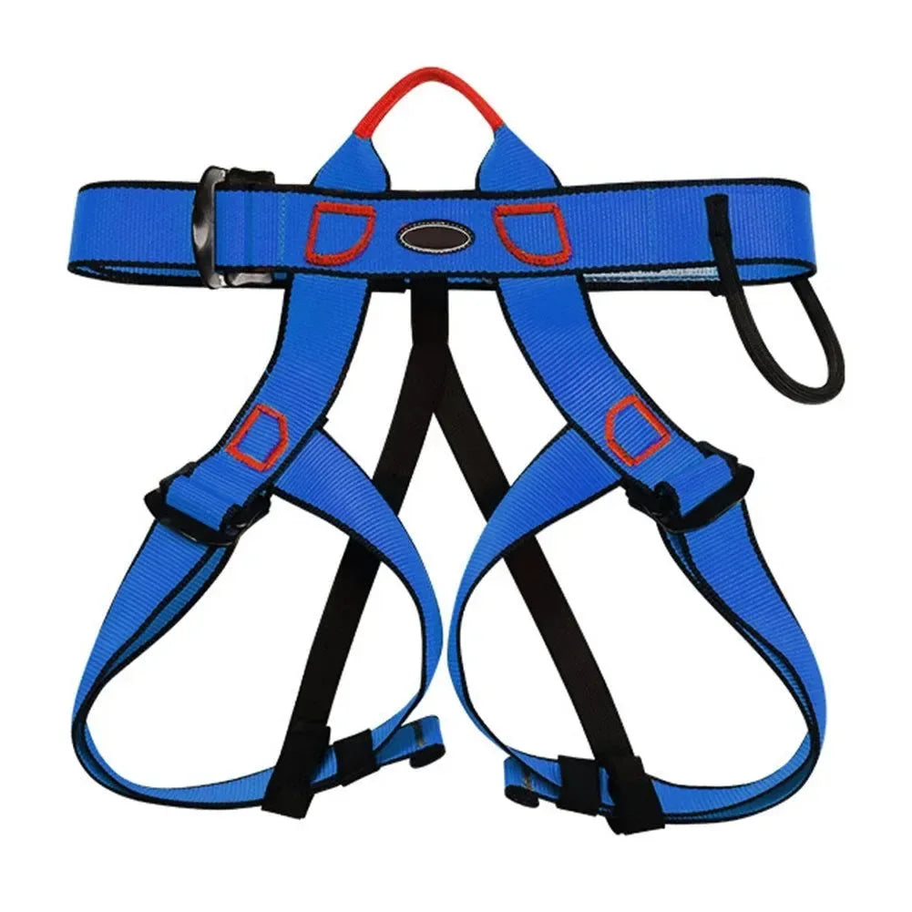 Professional Rock Climbing Harness - Adjustable Half Body Safety Belt for Mountaineering & Aerial Work - Trekker Essentials