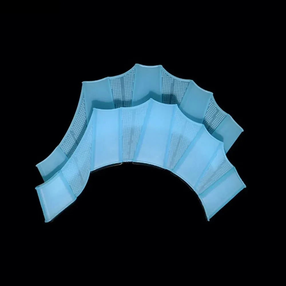 Professional Silicone Swimming Fins - Webbed Finger Paddles for Men, Women, and Children - Trekker Essentials