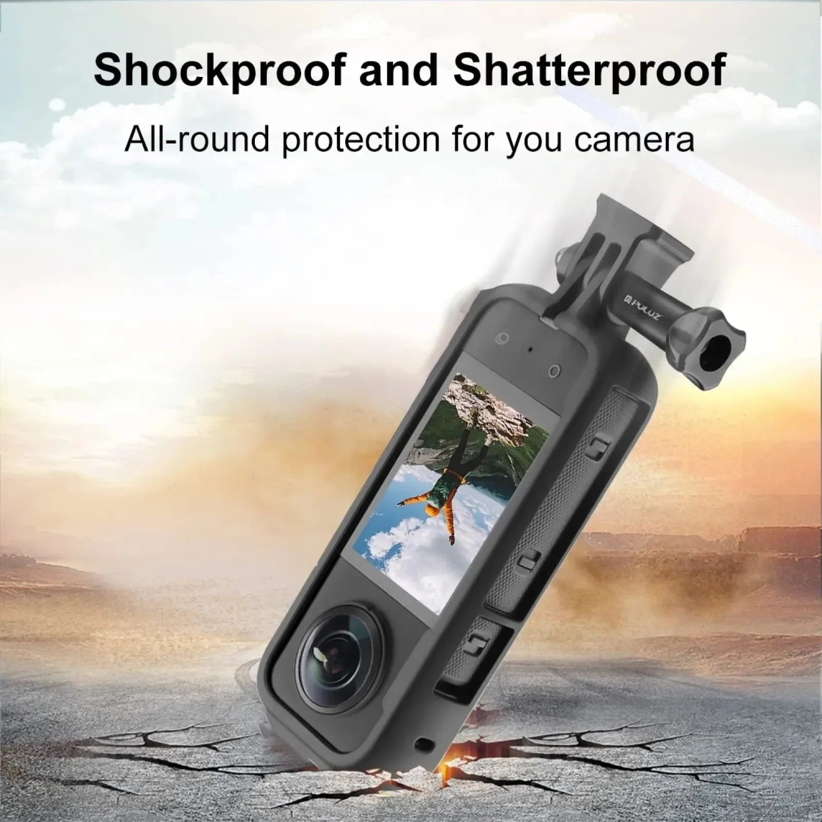 Protective Camera Housing Frame Case for Insta360 X3 - Anti-Fall Action Frame Camera Mount Accessories - Trekker Essentials