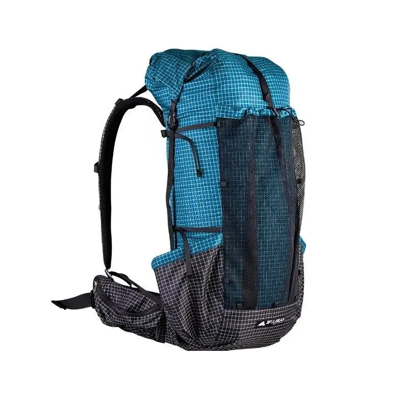 Qi Dian Pro Travel Camping Hiking Backpack: Ultralight Frameless 40+16L Outdoor Pack - Trekker Essentials