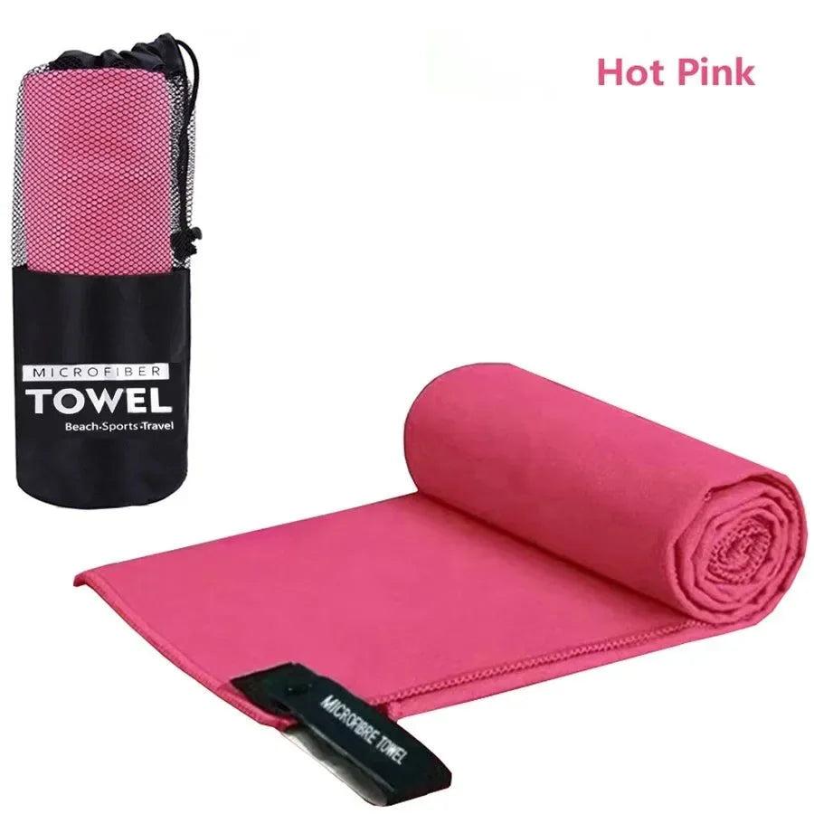 Quick-Dry Sports Towel 40x80cm - Ultra Absorbent Microfiber Towel for Camping, Gym, Yoga, Beach & Outdoor Activities - Trekker Essentials