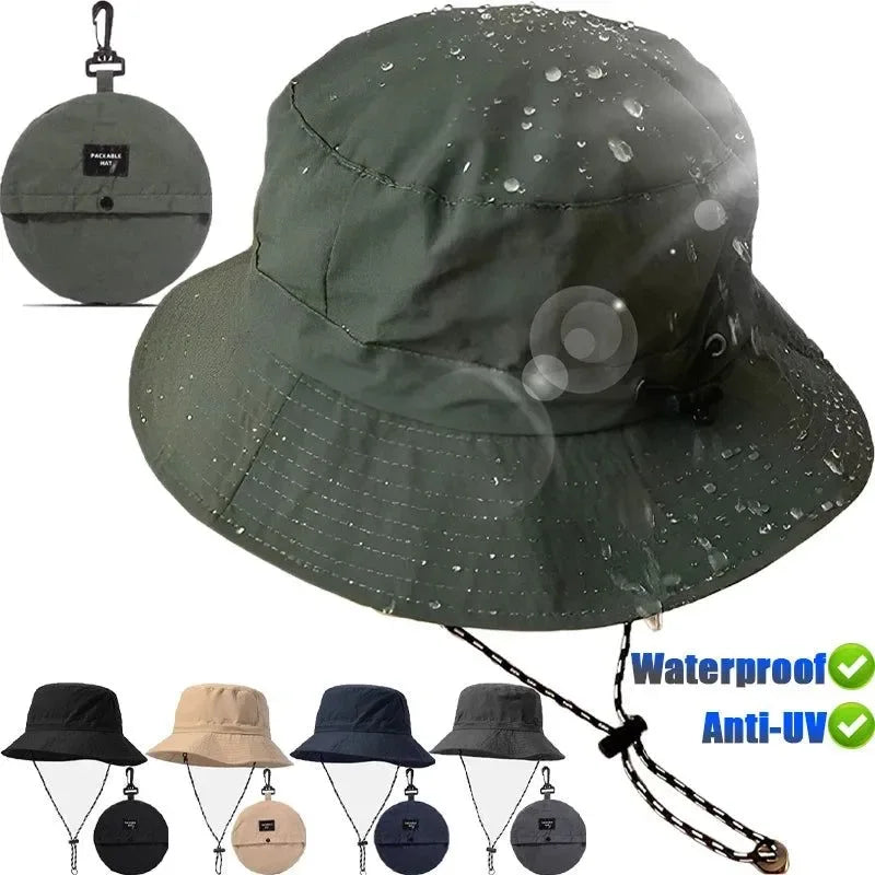 Quick Drying Fisherman Caps - Waterproof Foldable Bucket Hats for Summer Outdoor Activities - Trekker Essentials