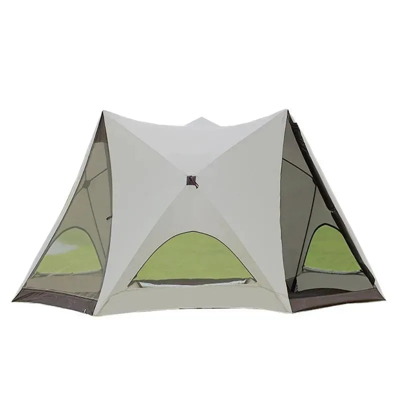 Quick Open Pop-Up Beach Tent - Portable Sunshade & Rainproof Shelter for Outdoor Use - Trekker Essentials