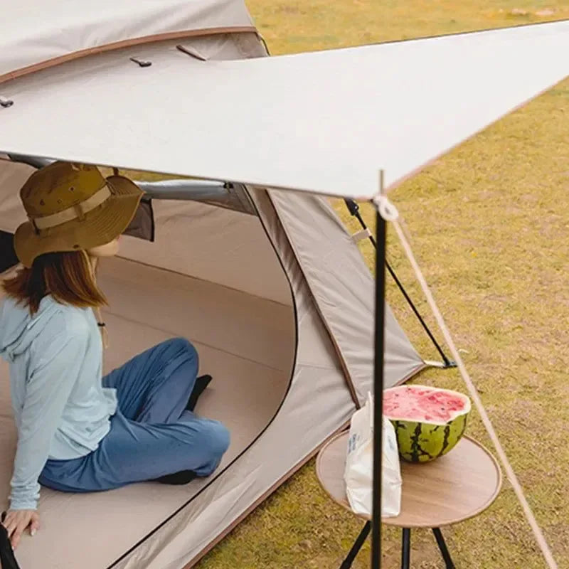 Quick-Opening Automatic Inflatable Tent: Rain, Wind, and Sun Protection with Small Hat Tent - Trekker Essentials