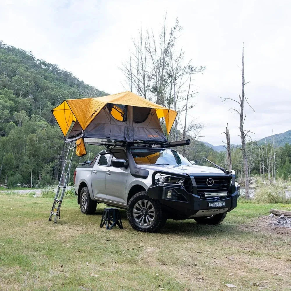 Quick-Setup Soft Shell Rooftop Tent – Waterproof 4x4 Camping Tent with Aluminum Base & 3000mm Waterproof Rating - Trekker Essentials