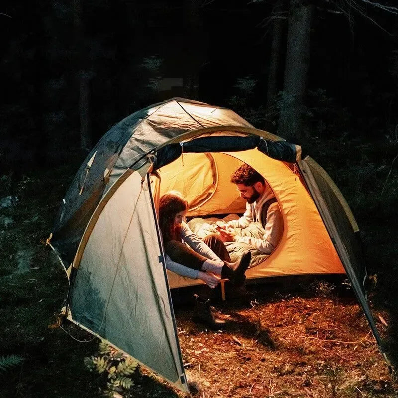 Rechargeable Camping Lantern with 800 Lumens, Dual White & Warm Light, Portable Hanging LED Work Light - Trekker Essentials