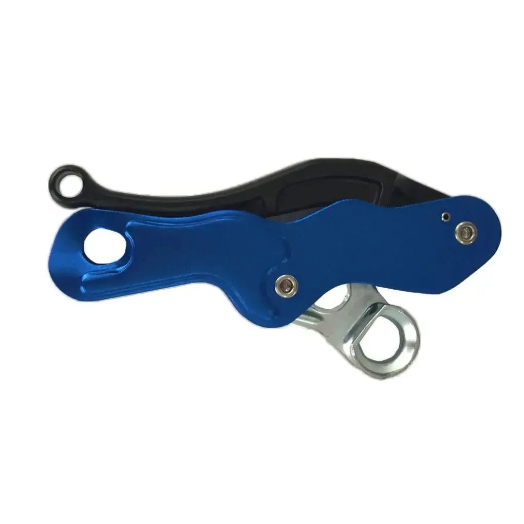 Red Rope Rappelling Gear Paracord Descender for Aerial Work and Downhill - Trekker Essentials