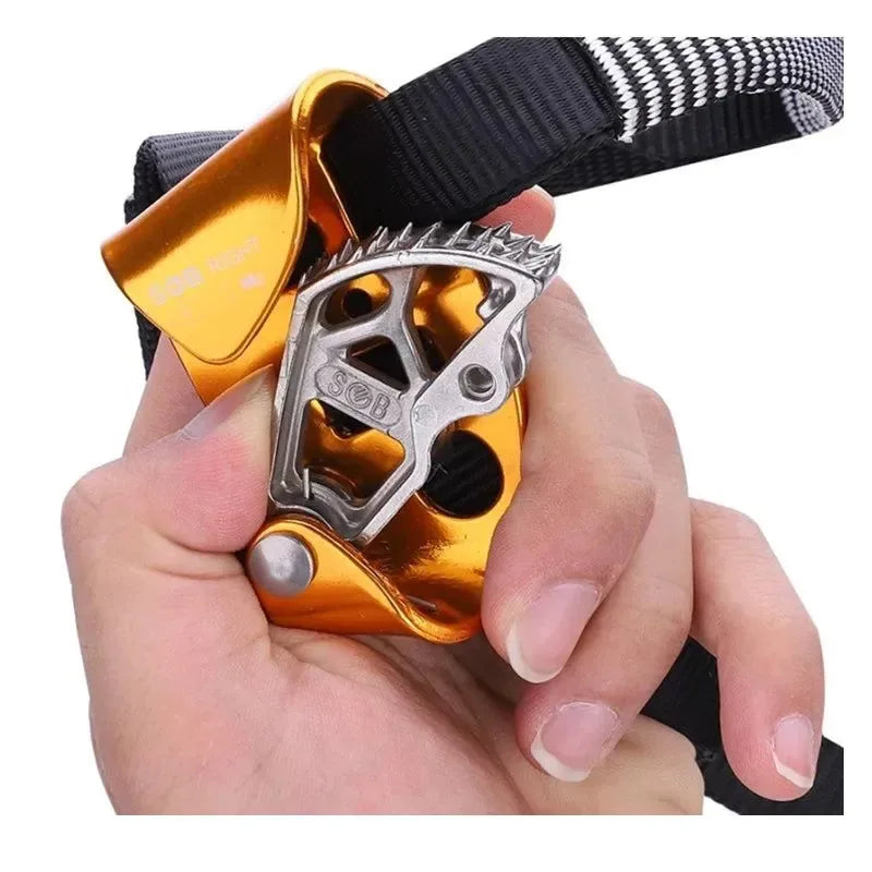 Rock Climbing Foot Ascender – Left/Right Foot SRT Ascend Device for Mountaineering & Safety - Trekker Essentials