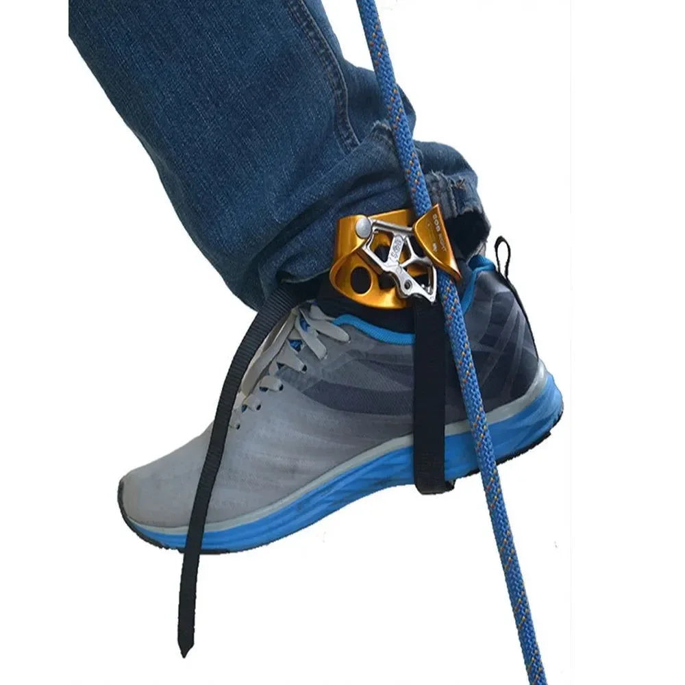 Rock Climbing Foot Ascender – Left/Right Foot SRT Ascend Device for Mountaineering & Safety - Trekker Essentials
