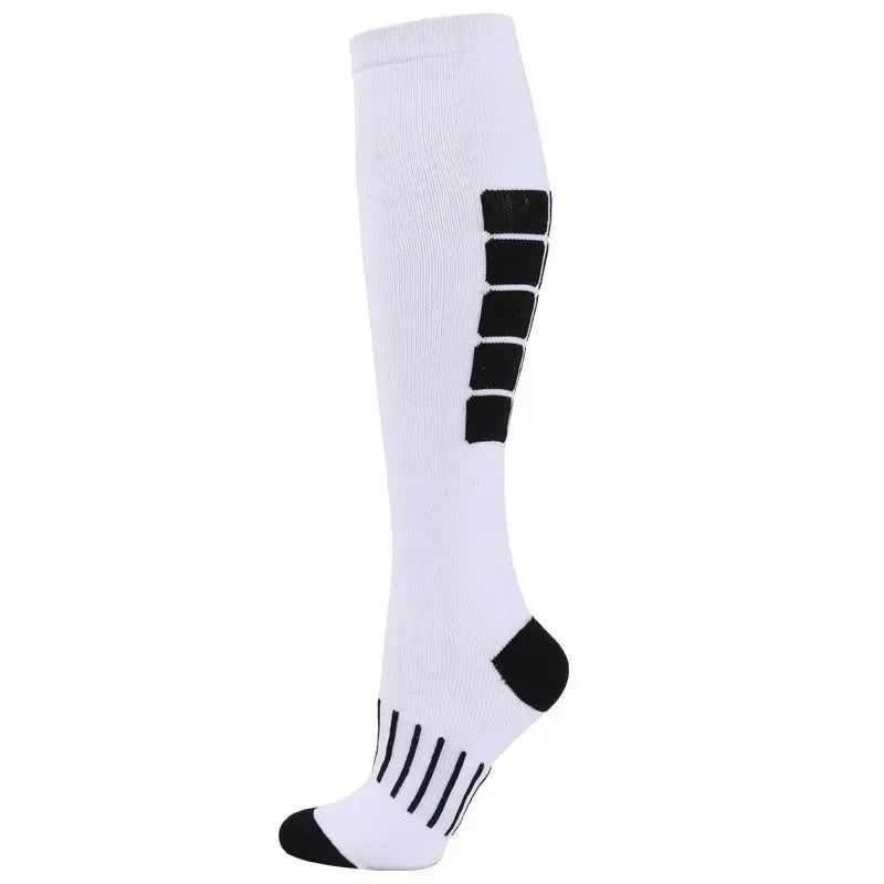 Running Compression Stockings for Men and Women: 20-30mmHg Support for Marathon, Hiking, Cycling, Pregnancy, and Varicose Veins - Trekker Essentials