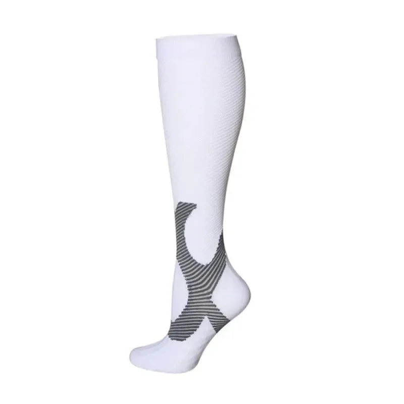 Running Compression Stockings for Men and Women: 20-30mmHg Support for Marathon, Hiking, Cycling, Pregnancy, and Varicose Veins - Trekker Essentials