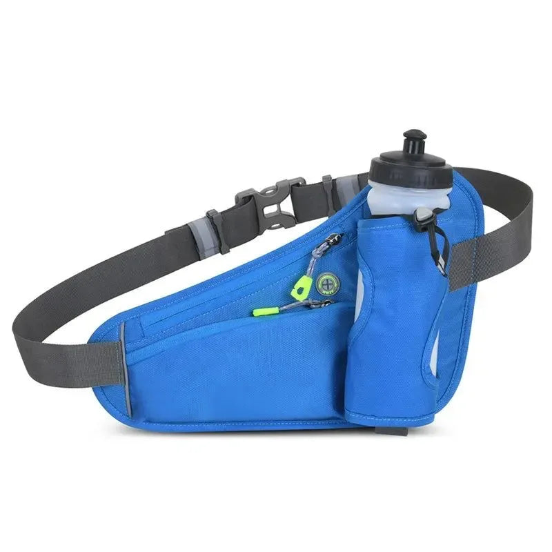 Running Waist Bag with Water Bottle Holder: Outdoor Camping, Hiking, Fitness, Cycling Sports Fanny Pack for Men and Women - Trekker Essentials