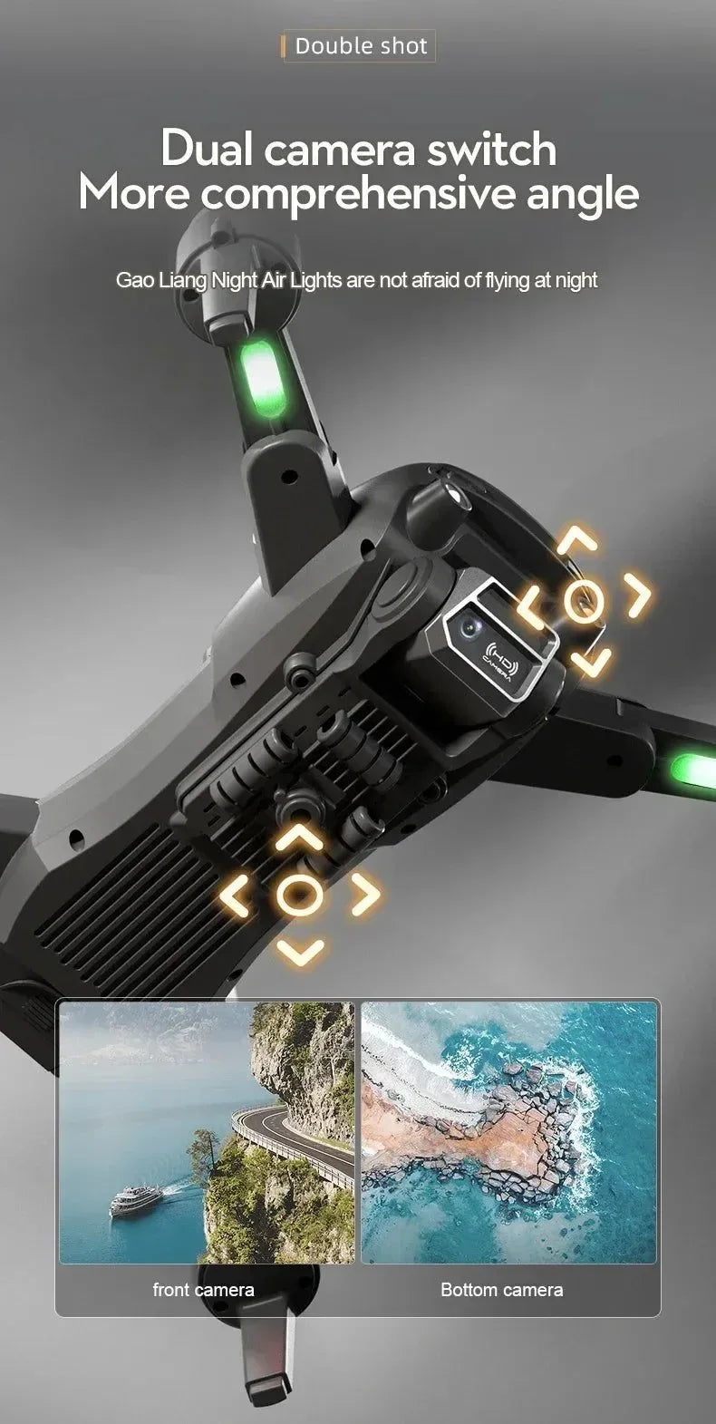 S2S Mini Drone Pro - 8K HD Camera, 25min Flight, Obstacle Avoidance, Foldable Quadcopter - Trekker Essentials