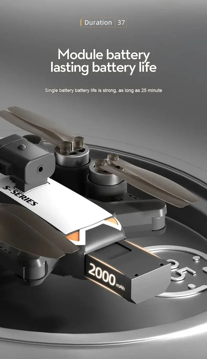 S2S Mini Drone Pro - 8K HD Camera, 25min Flight, Obstacle Avoidance, Foldable Quadcopter - Trekker Essentials