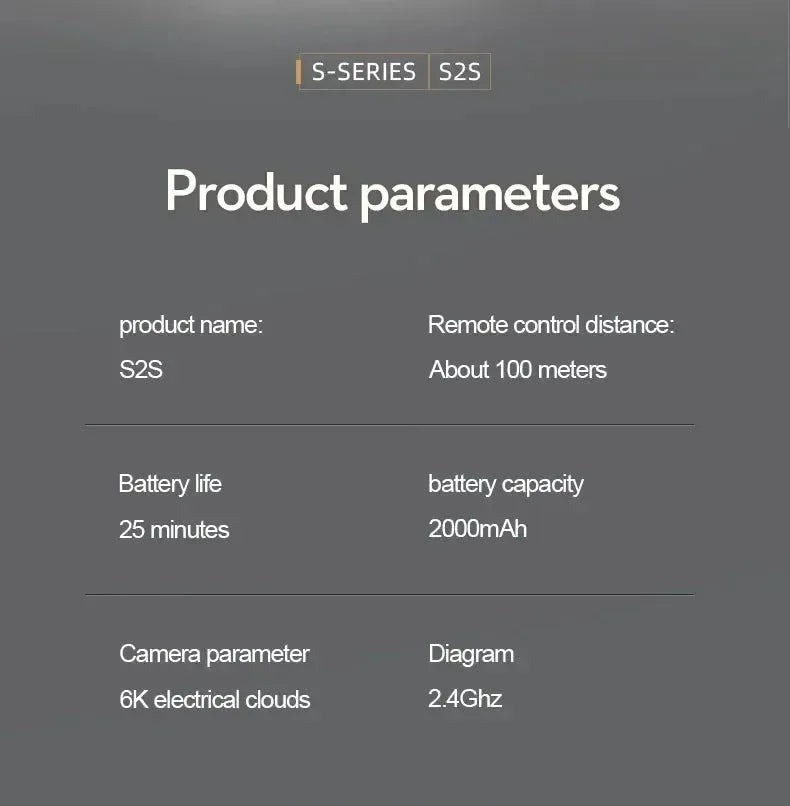 S2S Mini Drone Pro - 8K HD Camera, 25min Flight, Obstacle Avoidance, Foldable Quadcopter - Trekker Essentials
