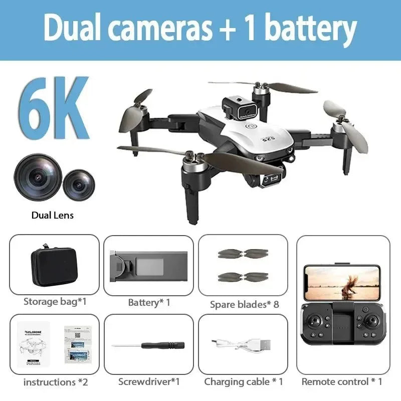 S2S Mini Drone Pro - 8K HD Camera, 25min Flight, Obstacle Avoidance, Foldable Quadcopter - Trekker Essentials