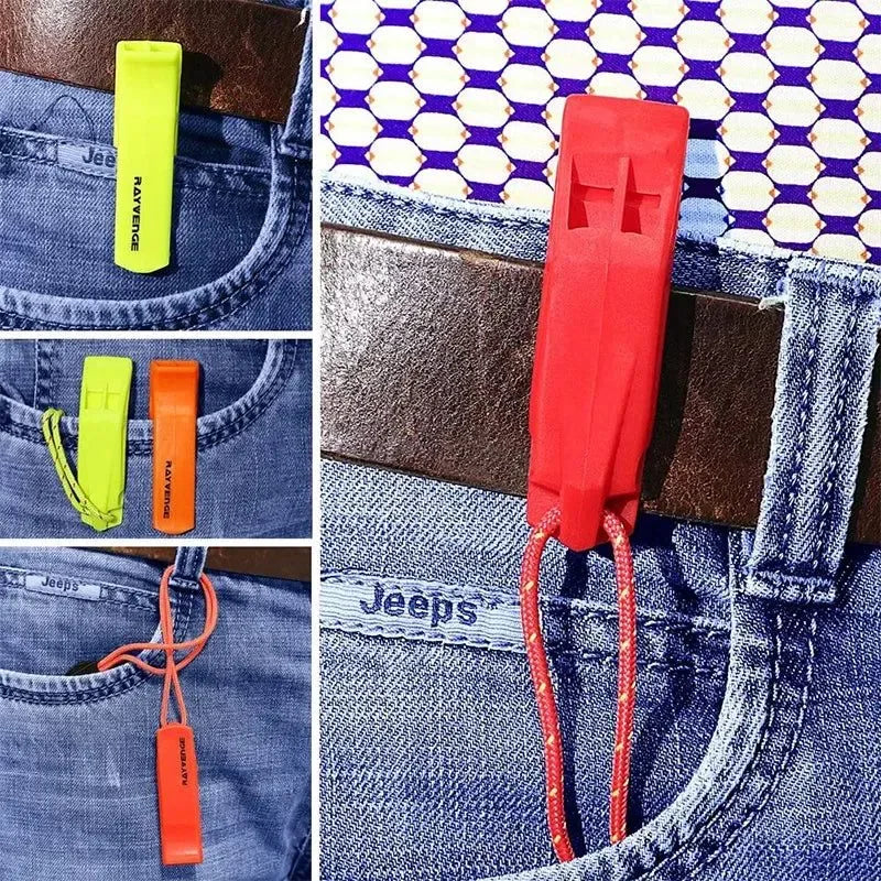 Safety Whistle with Lanyard - Essential Emergency Survival Tool for Boating, Hiking, Kayak, Swimming, and Sea Sports - Trekker Essentials