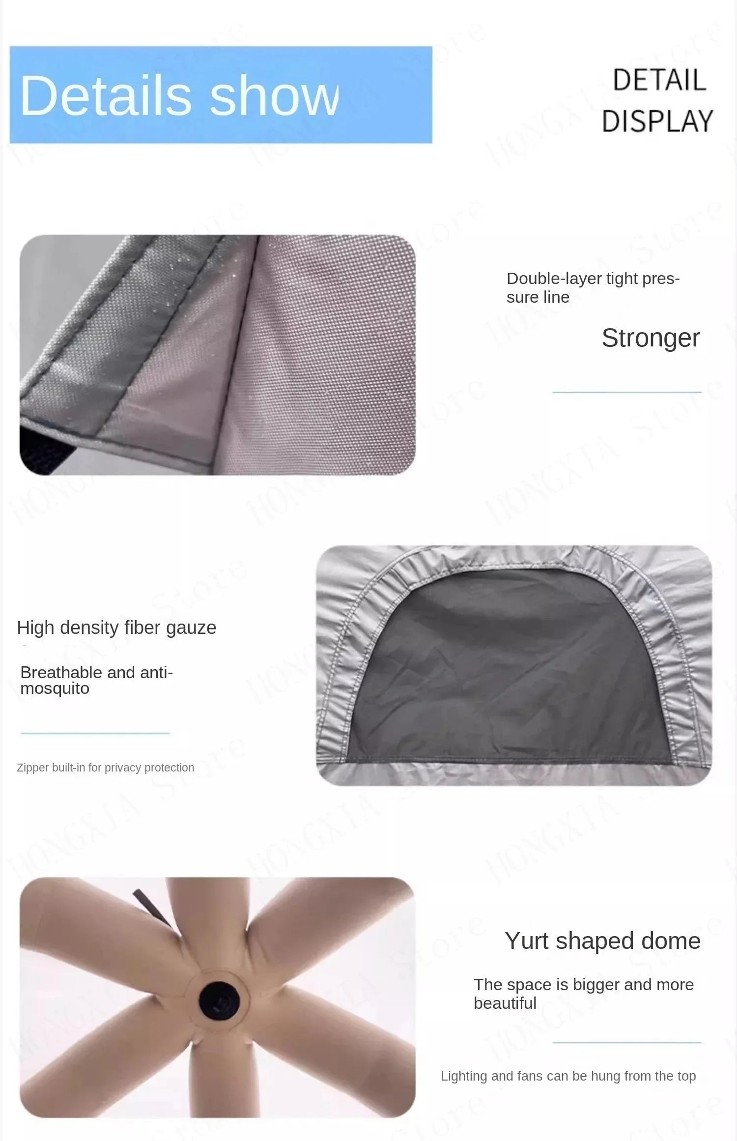 Self-Inflating Air Tent - Instant Setup Waterproof Shelter for 2-4 Campers - Trekker Essentials