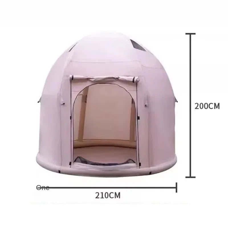 Self-Inflating Air Tent - Instant Setup Waterproof Shelter for 2-4 Campers - Trekker Essentials