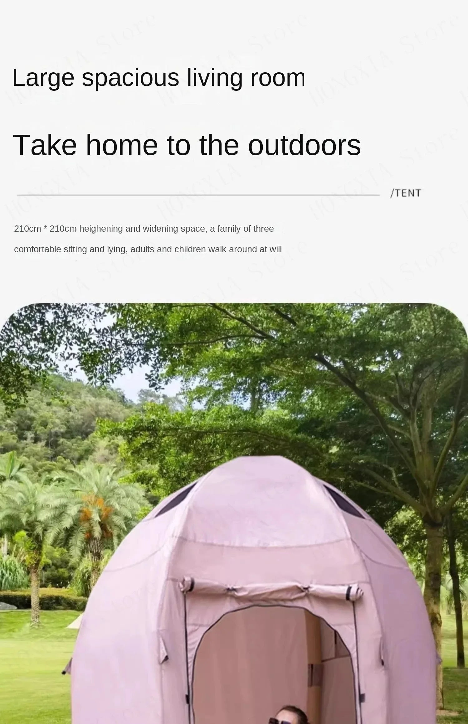 Self-Inflating Air Tent - Instant Setup Waterproof Shelter for 2-4 Campers - Trekker Essentials