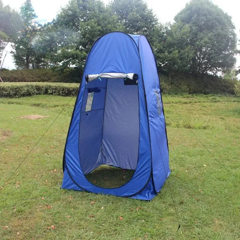 Single Hide Portable Privacy Shower Toilet Camping Pop Up Tent - UV Function Outdoor Dressing Photography, Fishing - Trekker Essentials