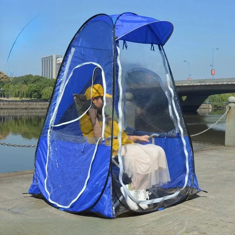Single Person Fishing Outdoor Pop Up Tent - Trekker Essentials