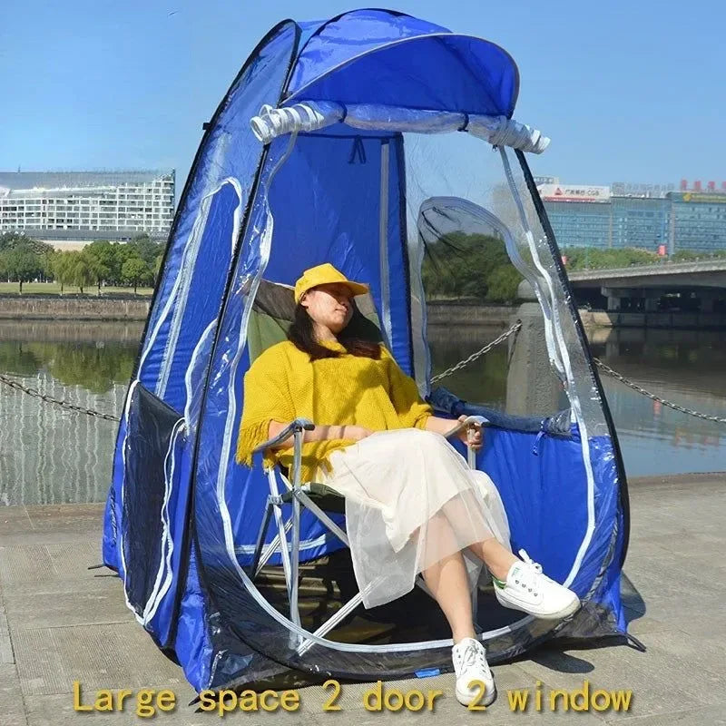 Single Person Fishing Outdoor Pop Up Tent - Trekker Essentials