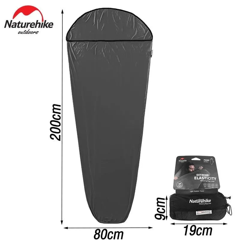 Sleeping Bag Liner - Ultralight, High Elastic, Mummy Style - Trekker Essentials