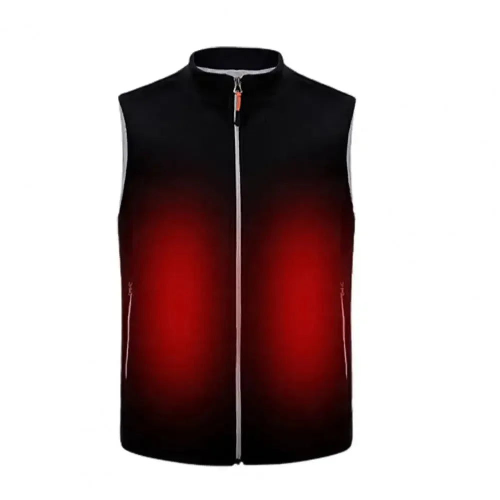 Smart Heating Cardigan Vest Jacket | USB Rechargeable Fleece Waistcoat for Men & Women, Ideal for Skiing, Hiking, and Hunting - Trekker Essentials