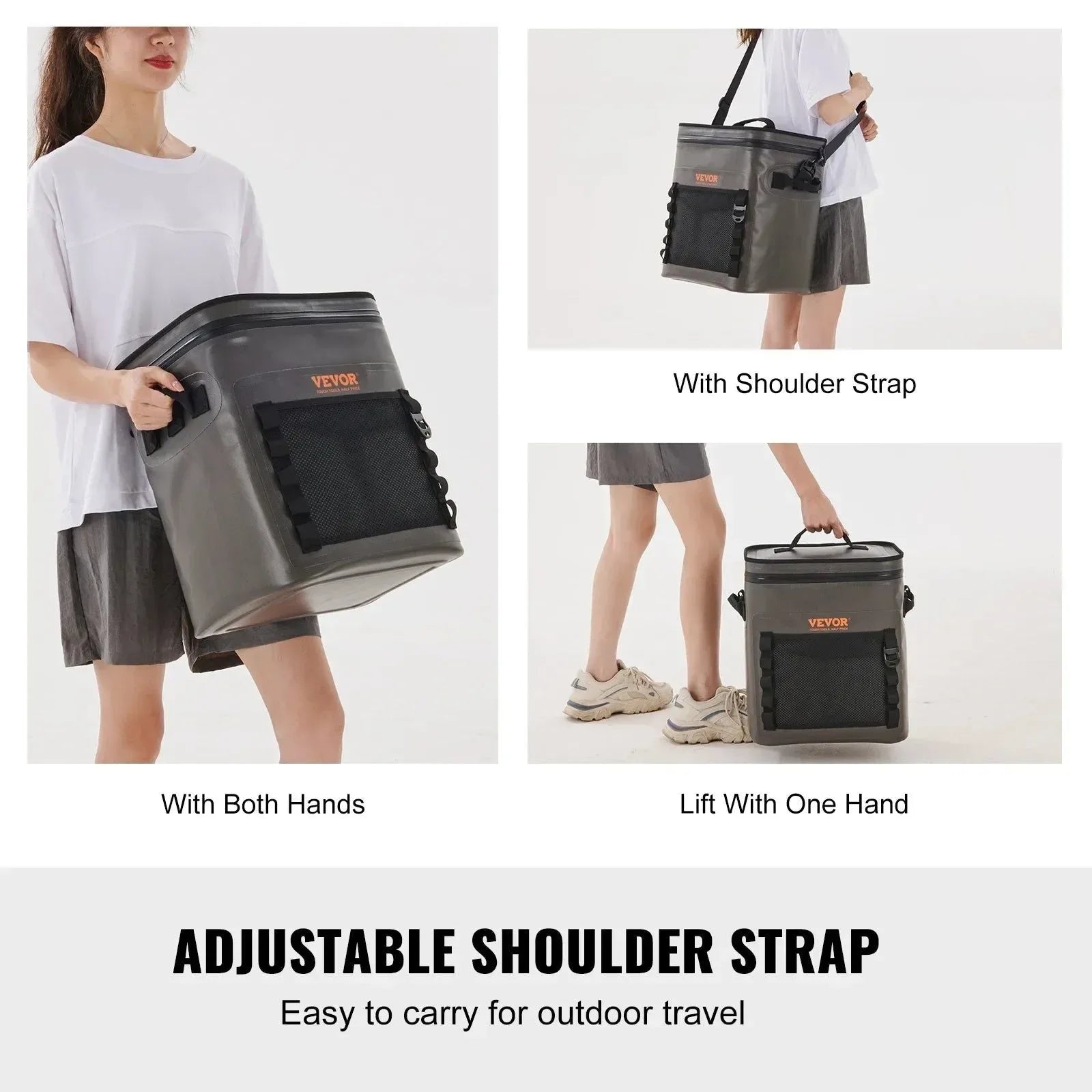 Soft Cooler Bag – Leakproof, Waterproof, Portable, 16/24/30 Cans Capacity – Ideal for Outdoor Activities - Trekker Essentials