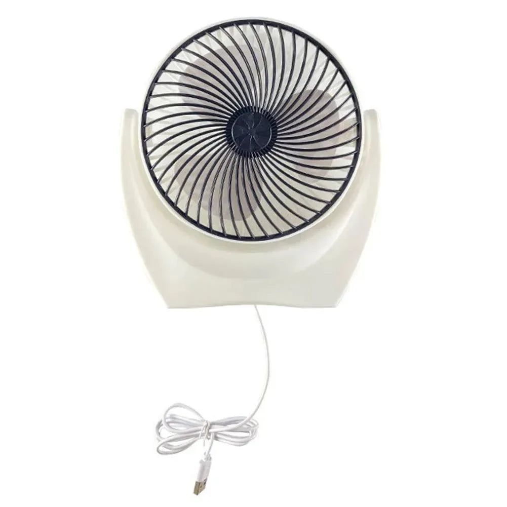 Solar Powered Camping Fan with USB - Portable Solar Fan for Outdoor Camping, Hiking, Fishing, Travel - Trekker Essentials