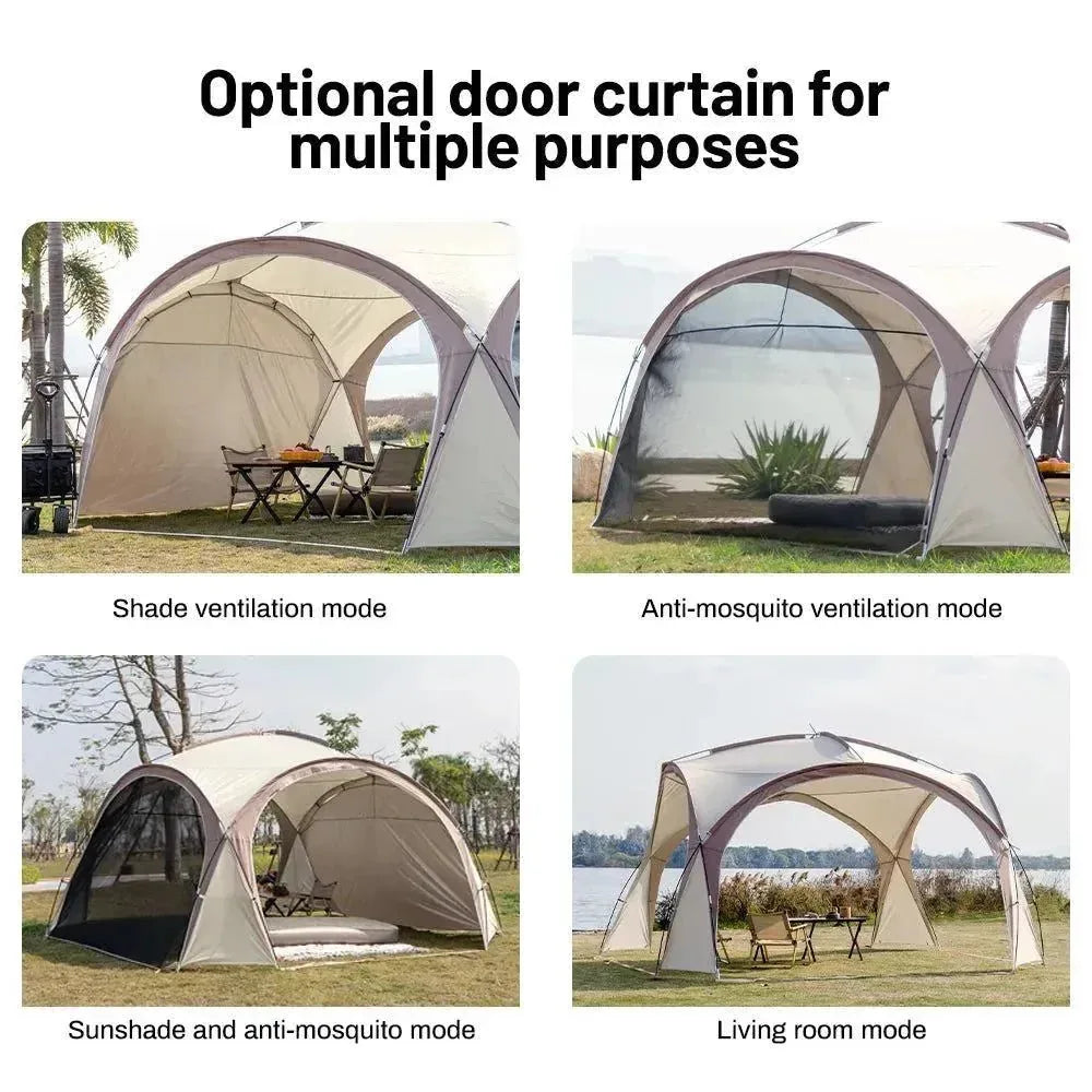 Sonuto Dome Canopy Large Tent - Outdoor Extra Large Camping Awning for Sun Protection, Hiking, Rainproof Pavilion, Anti-Mosquito - Trekker Essentials