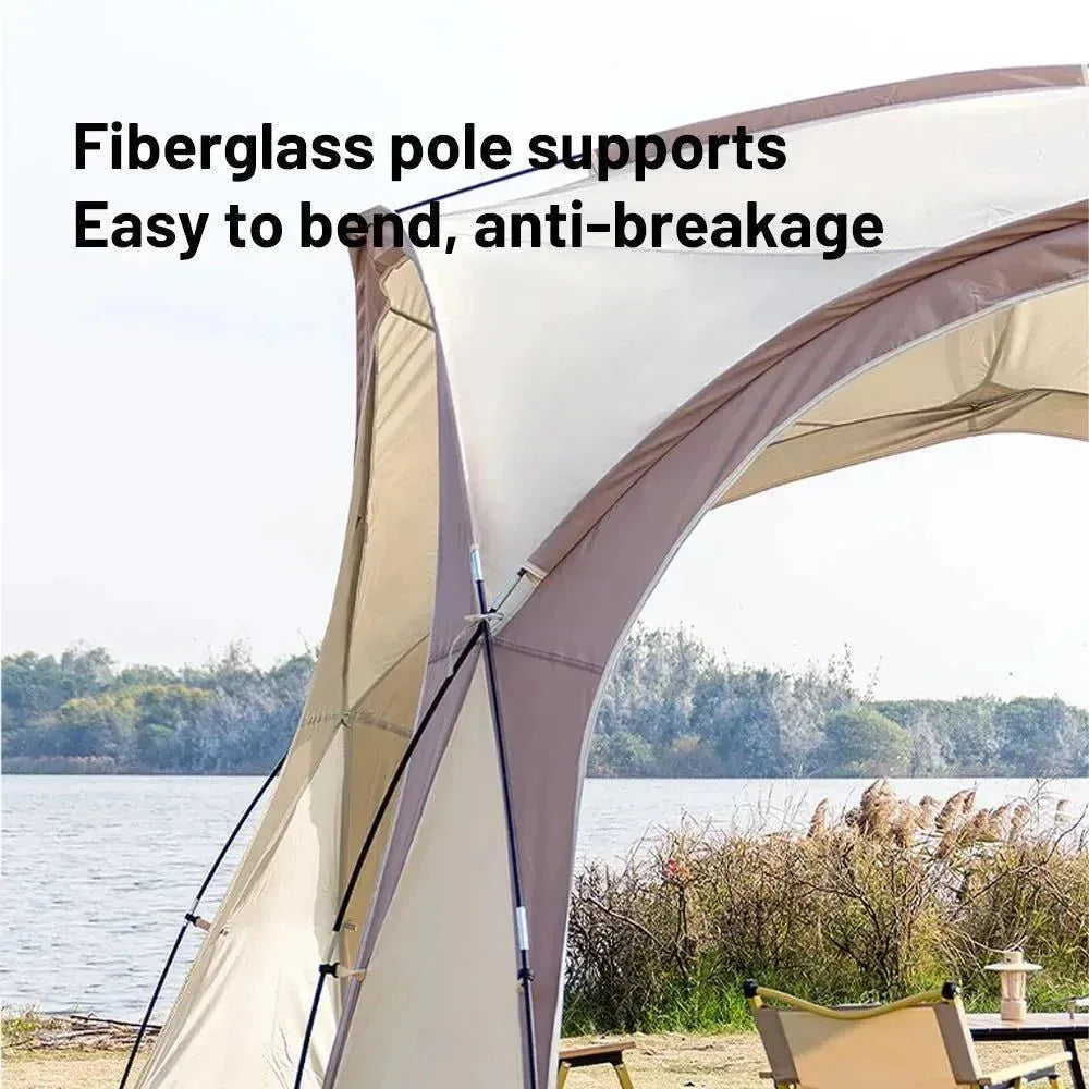 Sonuto Dome Canopy Large Tent - Outdoor Extra Large Camping Awning for Sun Protection, Hiking, Rainproof Pavilion, Anti-Mosquito - Trekker Essentials