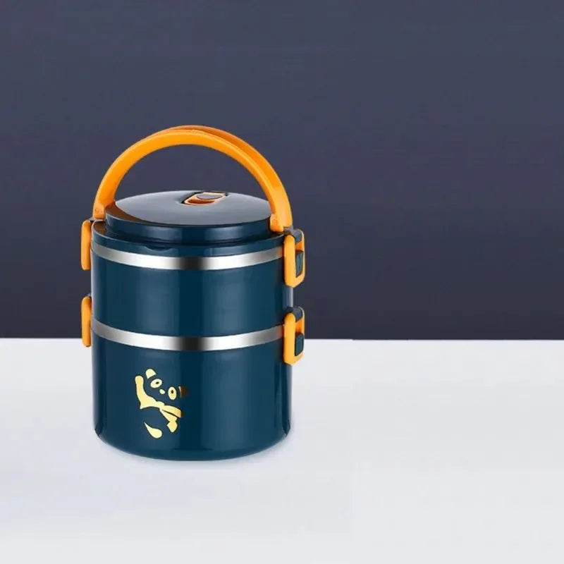 Stackable Stainless Steel Bento Box Set – 1-4 Layers, Leak-Proof & Insulated Food Container - Trekker Essentials
