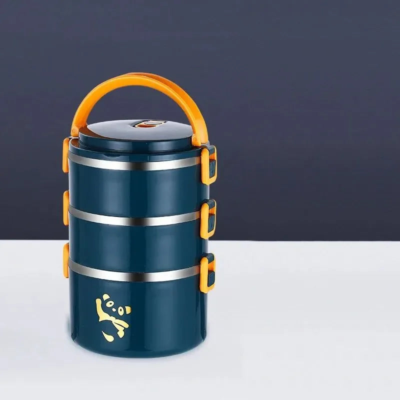 Stackable Stainless Steel Bento Box Set – 1-4 Layers, Leak-Proof & Insulated Food Container - Trekker Essentials