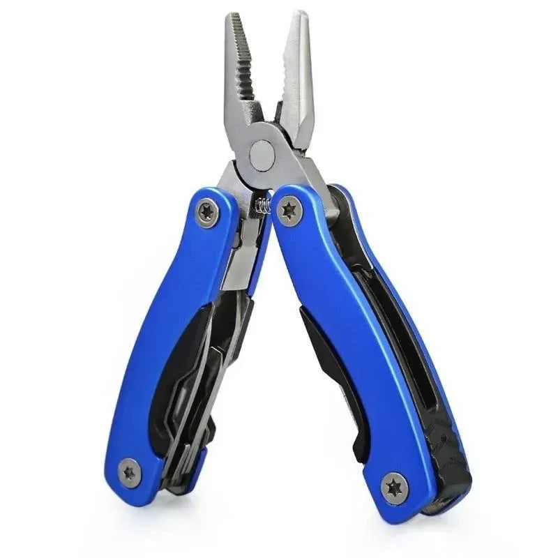 Stainless Steel 9-in-1 Portable Multi-Tool Plier - Essential Camping Gear for Outdoor Survival - Trekker Essentials