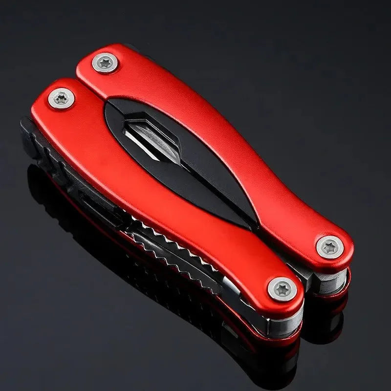 Stainless Steel 9-in-1 Portable Multi-Tool Plier - Essential Camping Gear for Outdoor Survival - Trekker Essentials