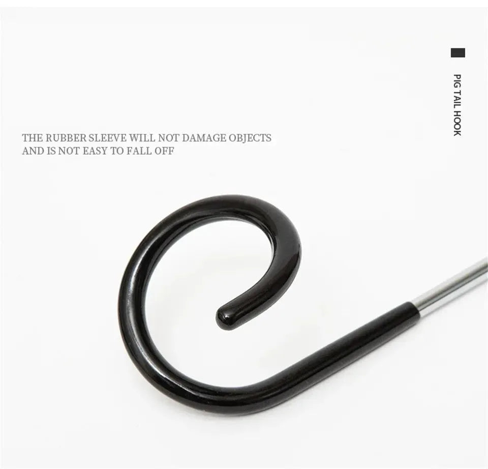 Stainless Steel Camping Light Pole Hook - Adjustable Tent Lamp Holder for Outdoor Fishing & Hunting (Model C70) - Trekker Essentials