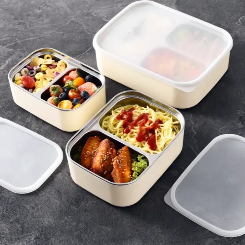 Stainless Steel Compartment Lunch Box – Leak-Proof & Insulated Food Storage for Office, Camping, or Picnics - Trekker Essentials