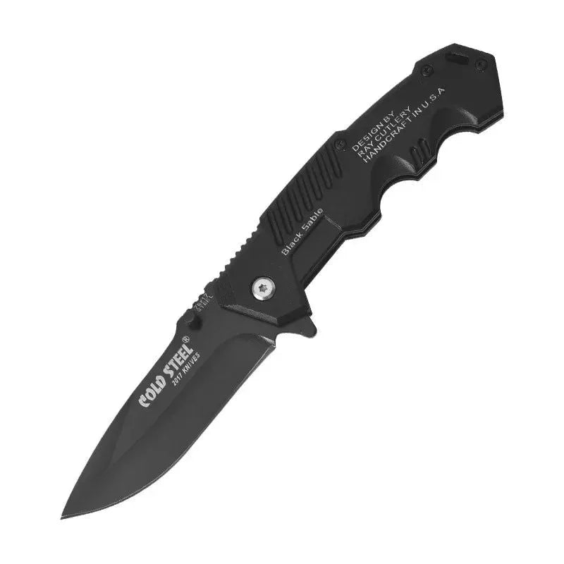 Stainless Steel Outdoor Mini Folding Knife - High Hardness, Portable Defensive Multi-Purpose Tool for Camping, Hiking, Travel, and Self Defense - Trekker Essentials