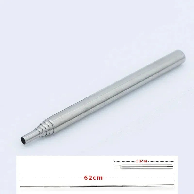 Stainless Steel Telescopic Blow Fire Tube: Portable Outdoor Fire Blower - Trekker Essentials