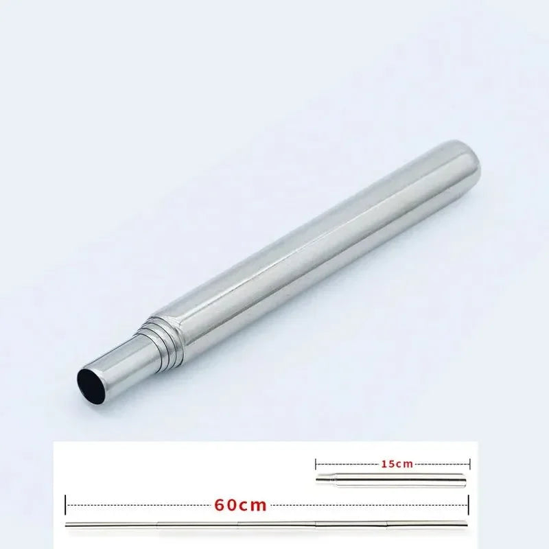 Stainless Steel Telescopic Blow Fire Tube: Portable Outdoor Fire Blower - Trekker Essentials