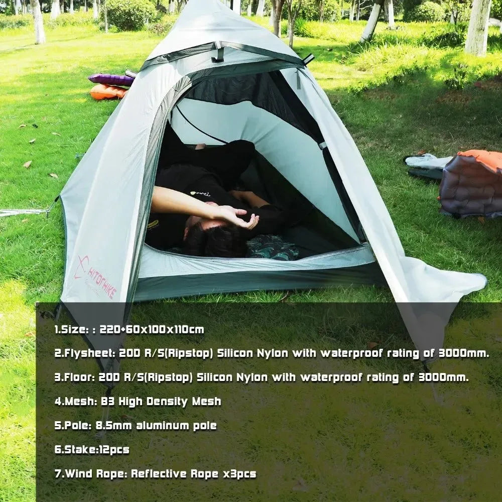 Star River Ultralight 4-Season 1-Person Waterproof Camping Tent - Trekker Essentials
