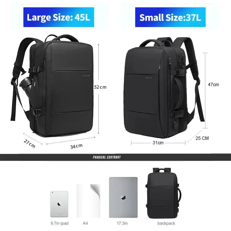 Stylish and Functional Travel Backpack: Ideal for Business, School, and More - Trekker Essentials